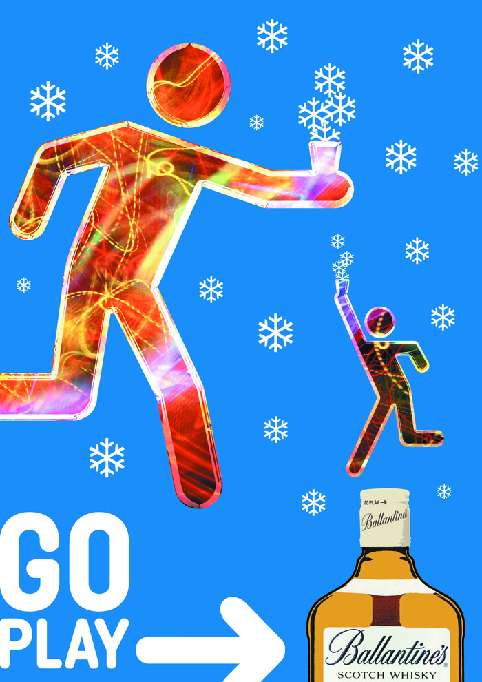 Ballantine’s Whisky posters