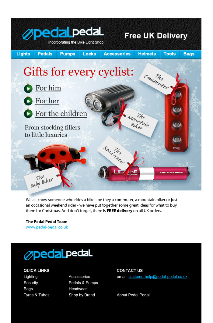 pedal-pedal website