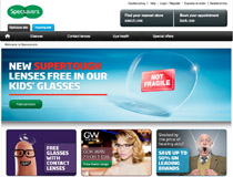 Specsavers website