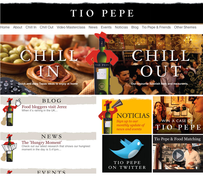Tio Pepe website