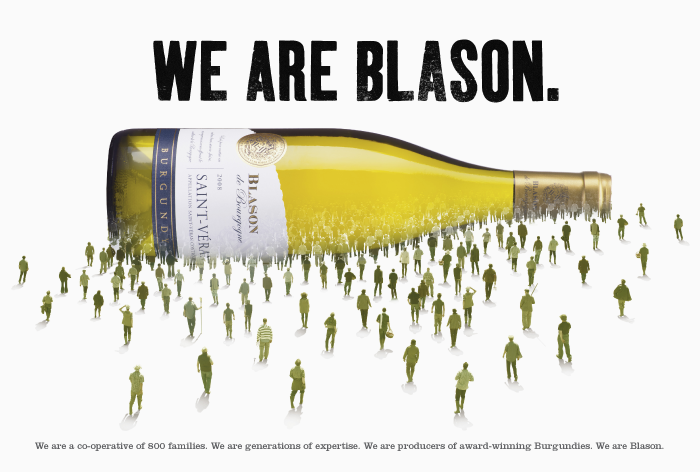 Blason de Bourgogne advertising