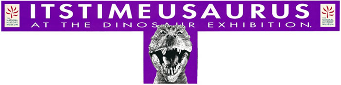 Natural History Museum bus sides